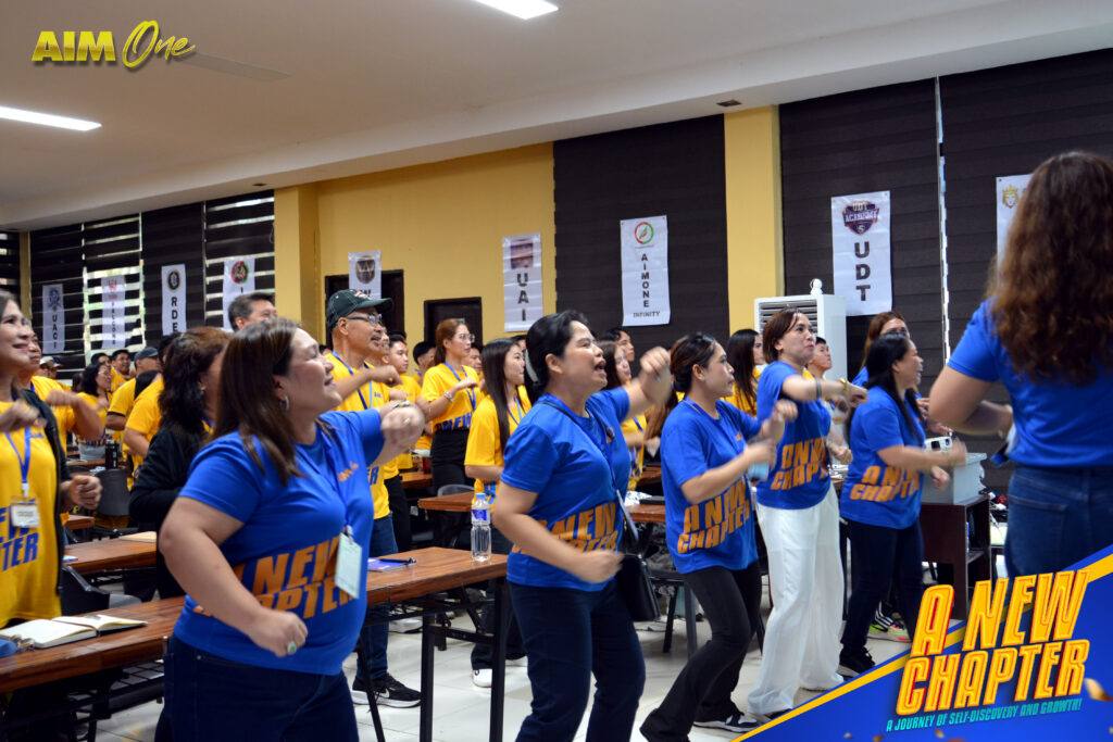 Members celebrating during an activity