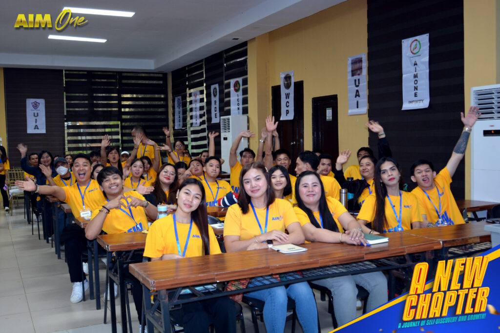 Members raising their hands during a session